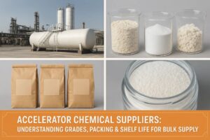 Accelerator Chemical Suppliers: Understanding Grades, Packing & Shelf Life for Bulk Supply
