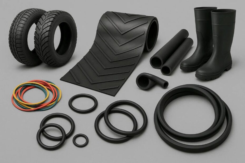 List of Rubber Products Made Using MBT Accelerator