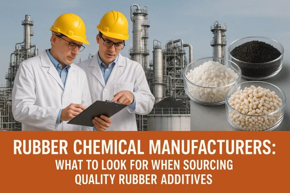 Rubber Chemical Manufacturers: What to Look for When Sourcing Quality Rubber Additives