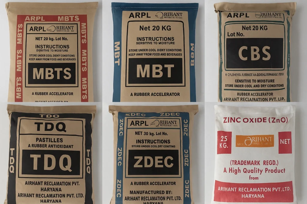 Rubber Accelerator Manufacturer and Supplier in India – High-Quality MBT, CBS & Zinc Oxide