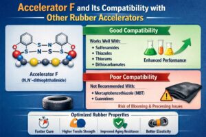 Accelerator F and Its Compatibility with Other Rubber Accelerators