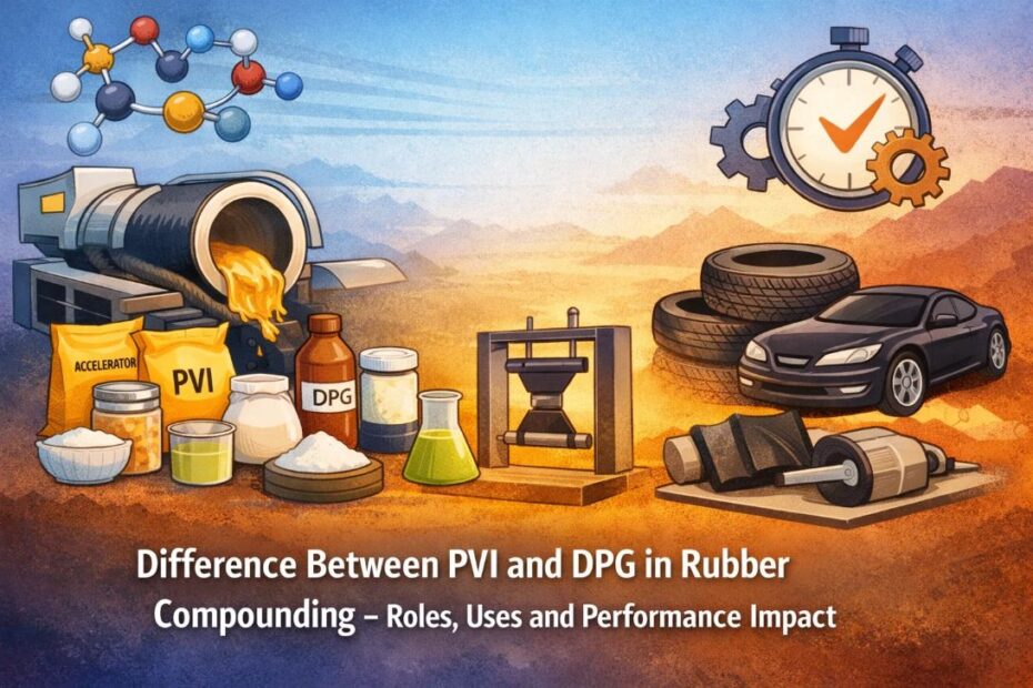 Difference Between PVI and DPG in Rubber Compounding – Roles, Uses and Performance Impact